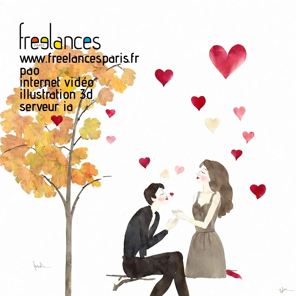 Pao mise en page internet vidéo illustration 3d serveur IA générative AI freelance paris studio de création magazines yrvpq100